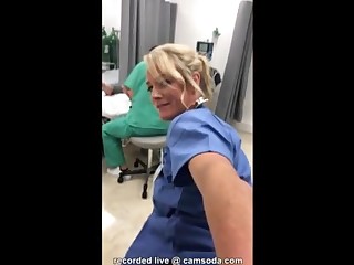 mommy safe keeping gets fired be proper of showcasing vagina (nurse420 on camsoda)